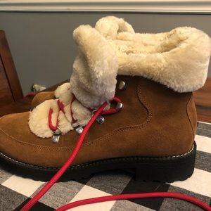 JCrew Fur-trim Boots